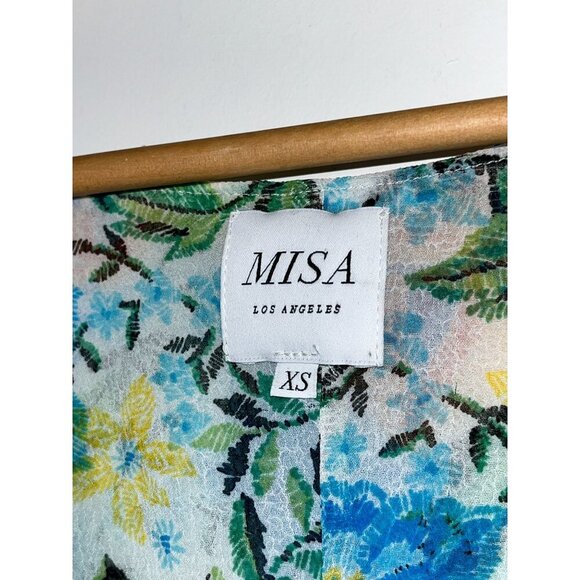 MISA Los Angeles Revolve Chiara Dress In Oasis floral| mini dress XS Womens - Picture 5 of 10